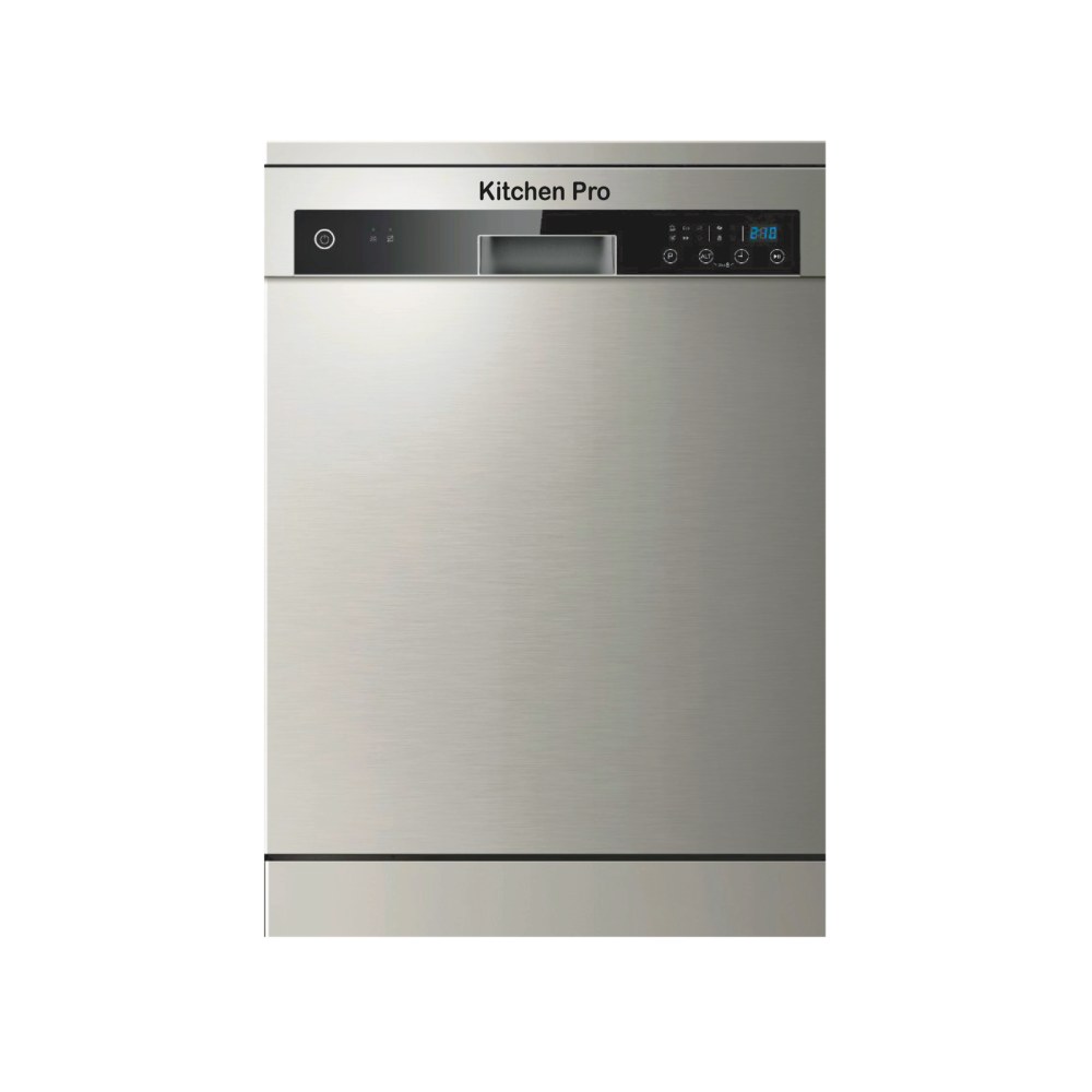 كيتشن برو غسالة صحون 15 مكان 6 برامج استيل - Kitchen Pro W15D3A401K-FB0