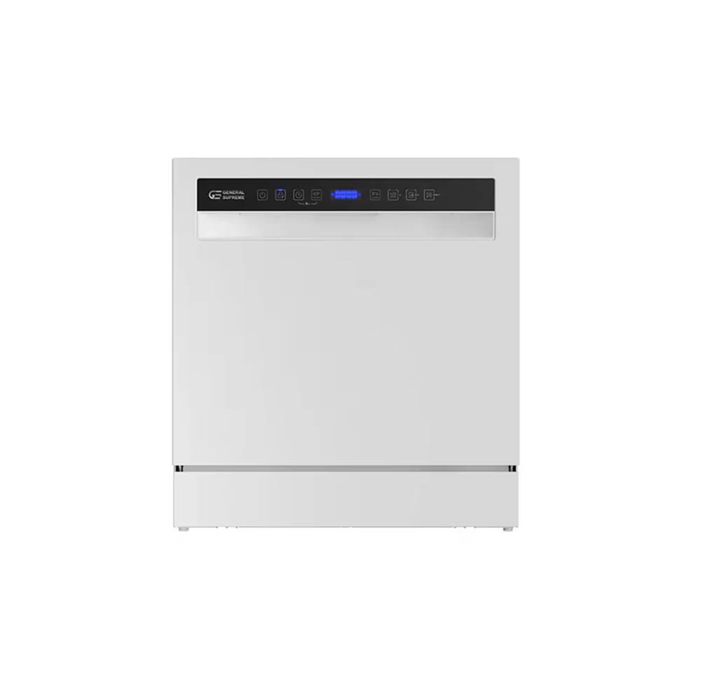 غسالة اطباق سطحية جنرال سوبريم 8 أطقم 8 برامج لون ابيض General Supreme Tabletop Dishwasher GSDWT8208WH