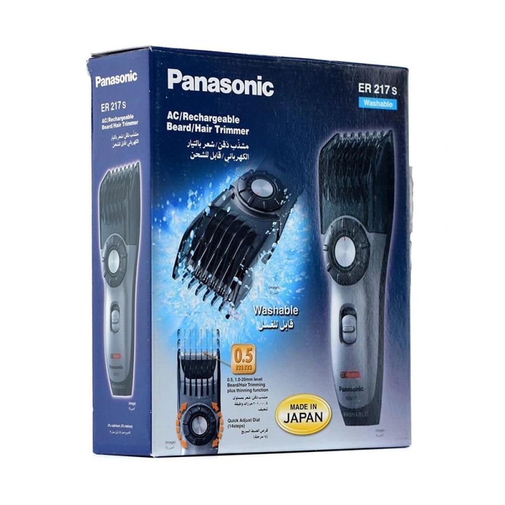 ماكينة حلاقه باناسونيك يابانية قابلة للغسل Panasonic Rechargeable ER217 Hair and Beard Trimmer