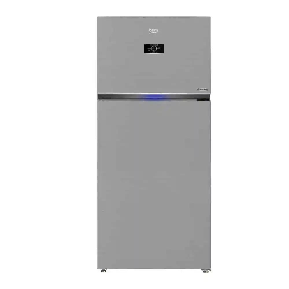 بيكو ثلاجة بابين 22.2 قدم سعة 630 لتر انفيرتر فضي Beko RDNE22X