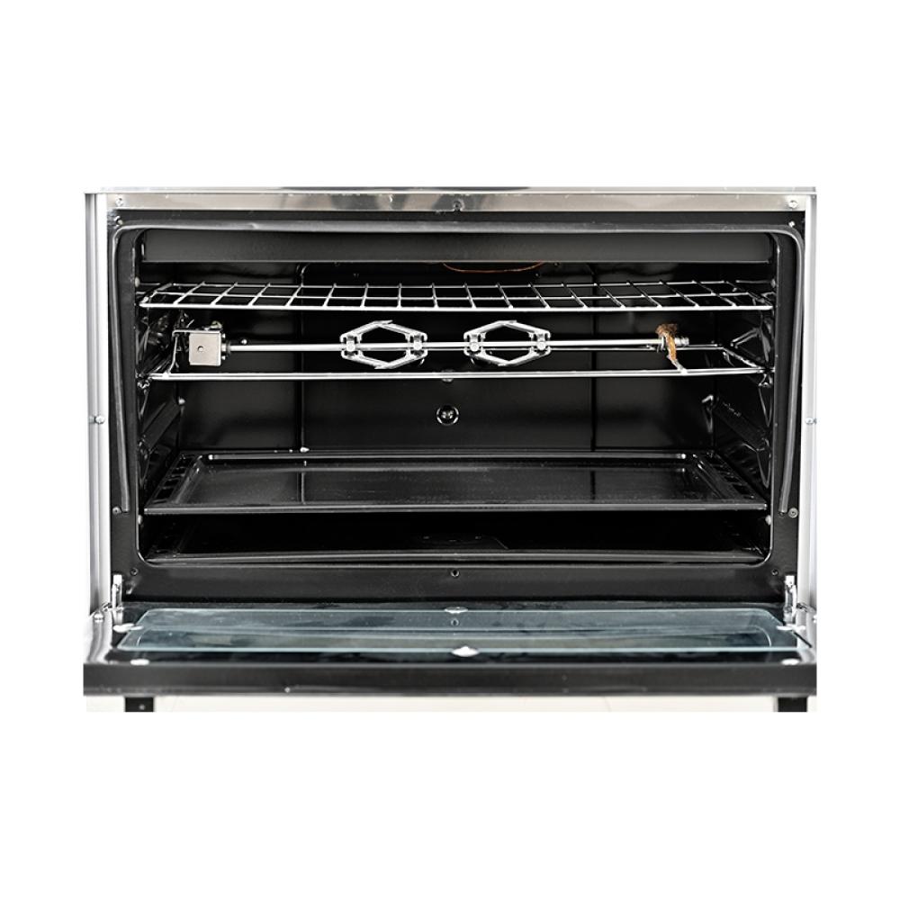 جنرال سوبريم فرن غاز 5 عيون 55*80 سم استيل اشعال ذاتى General Supreme GS8055FNGS