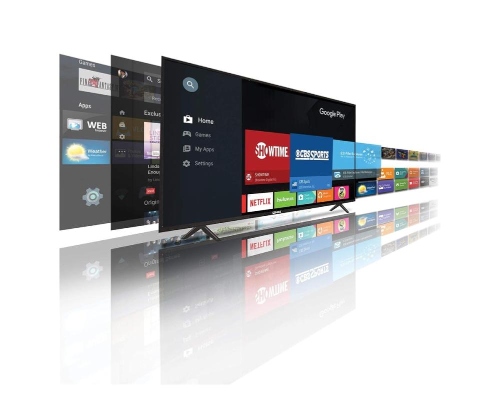 شاشة اونيكس سمارت كيو ليد 50 بوصة 60 هيرتز اندرويد 14 Onix Smart QLED 50 Inch Crystal50Q