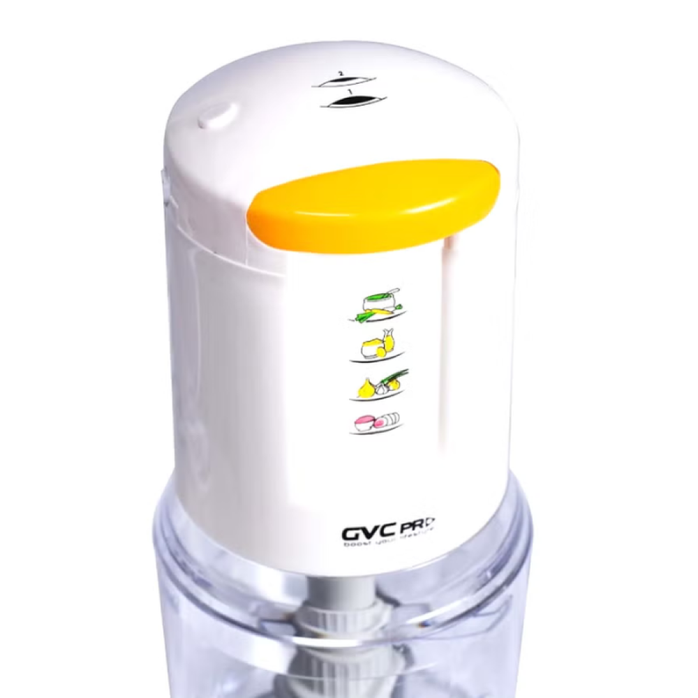 قطاعة بصل جي في سي برو 450 واط شفرتين ابيض GVC Pro Food Chopper GVCH-712