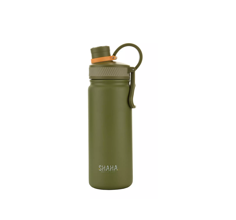 قارورة ماء شاها 680 مل لون اخضر Shaha Vacuum Bottle 311115081