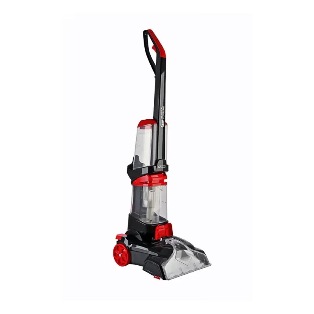 مكنسة غسيل سجاد جنرال سوبريم 800 واط 2.1 لتر لون اسود واحمر General Supreme Carpet Washing Vacuum GSVS1W