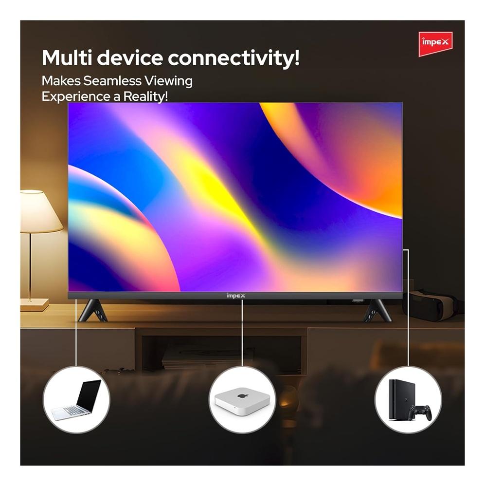 شاشة امبكس جلوريا سمارت كيو ليد 50 بوصة 60 هيرتز اندرويد 14 Impex Gloria Smart QLED 50 Inch GLORIA50Q