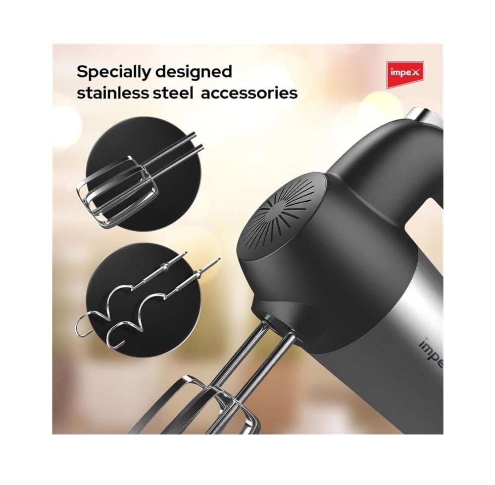 مضرب بيض كهربائي امبكس 200 واط Impex Hand Mixer HM3302