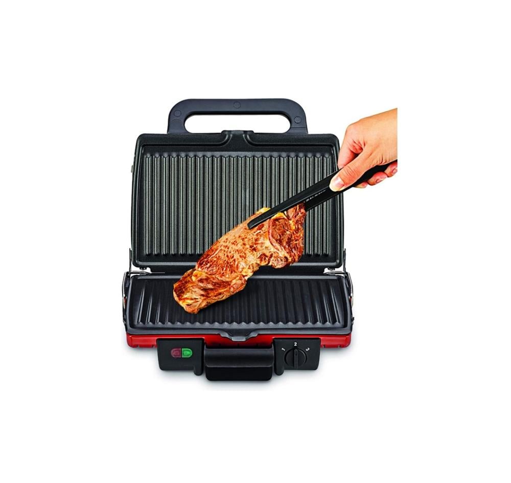 سخان ساندويتش تيفال 1700 واط لون احمر Tefal Electric Grill Ultracompact GC302528