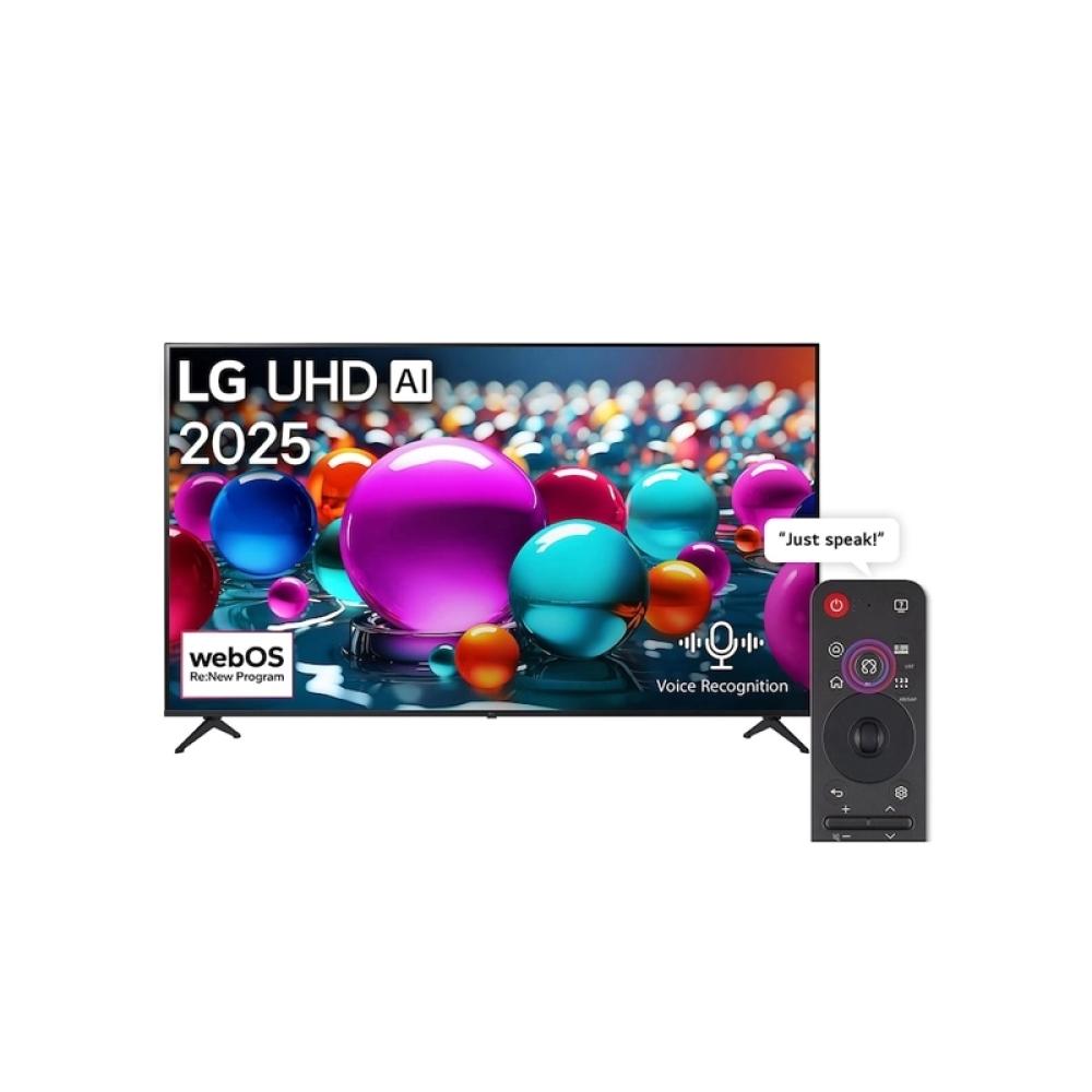 ال جي شاشة 75 بوصة الترا اتش دي 4 كيه، ذكي  ايه اي ثين كيو  LG-75UA85006LA