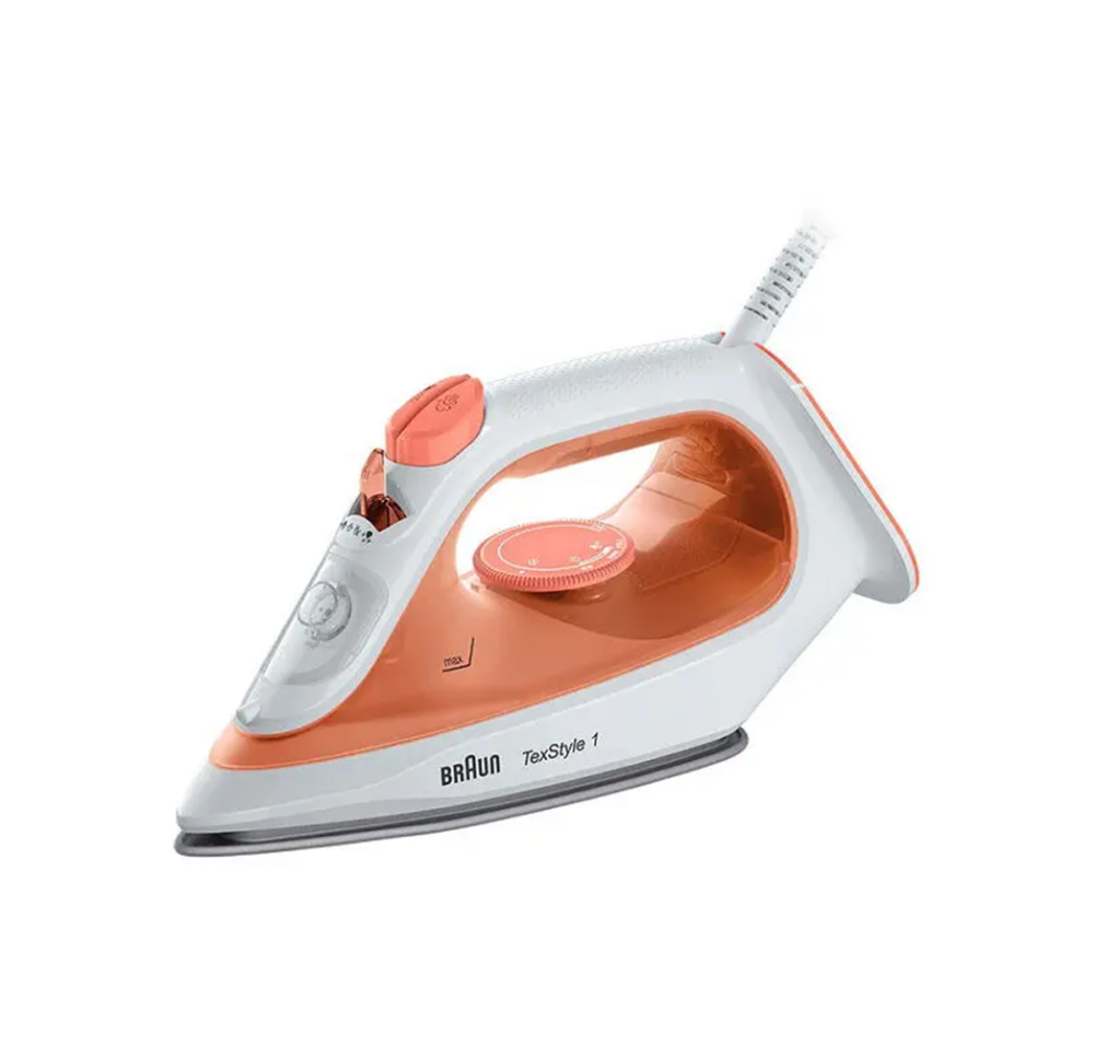 كاوية بخار براون 1900 واط لون برتقالي Braun Steam Iron SI1009