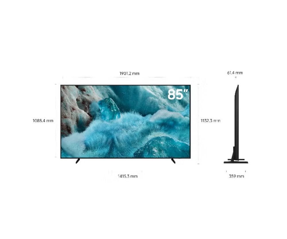 شاشة سامسونج 85 بوصة دقة 4K QLED ذكي – QA85Q7FAAUXSA