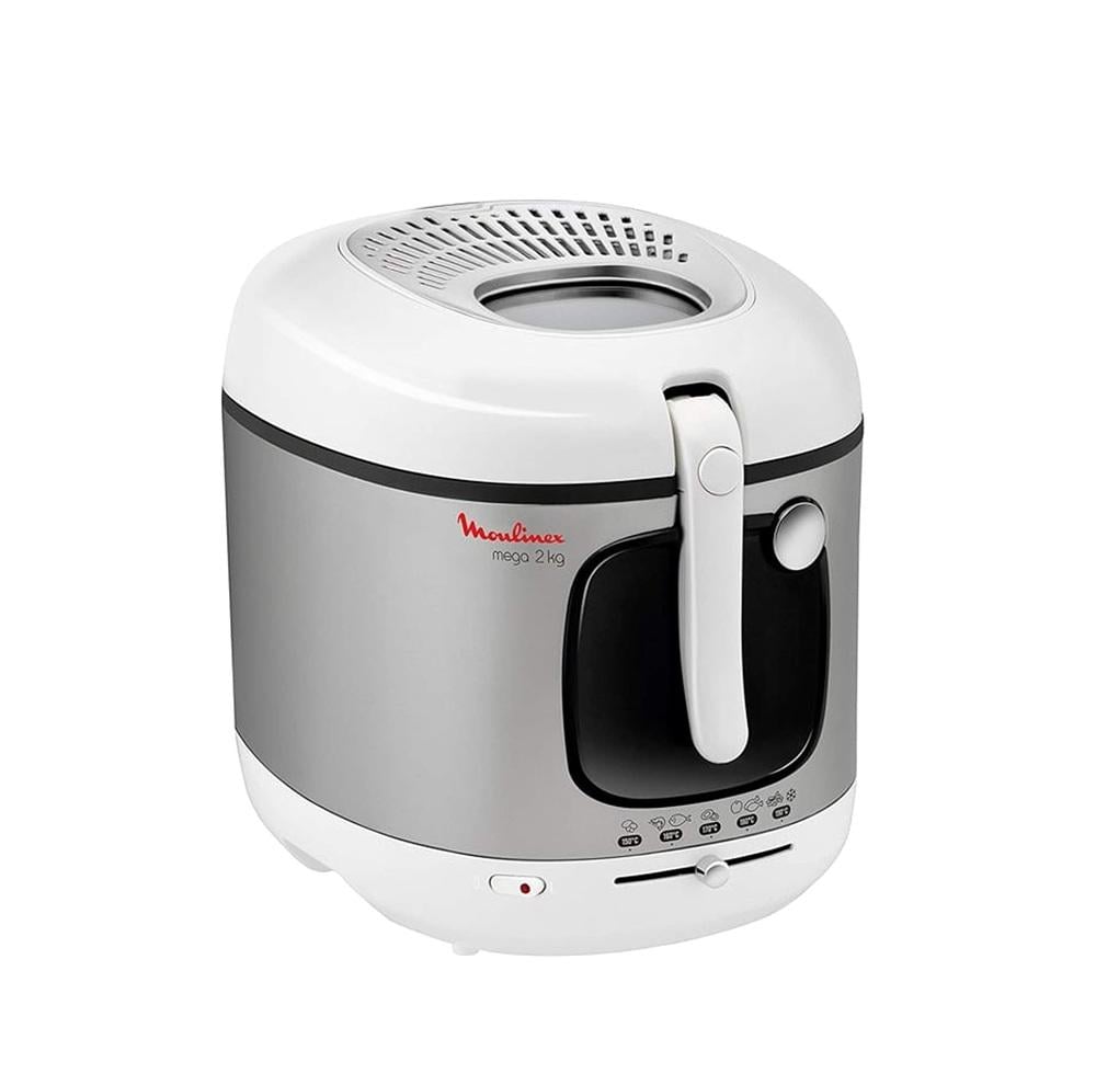 مولينكس قلاية زيت عملاقة 2 كج 3.3 لتر 2100 واط Moulinex Mega Deep Fryer AM480027