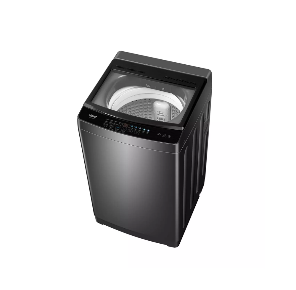 غساله هاير علويه 12 كيلو ، سلفر موديل HWM120-B316S6