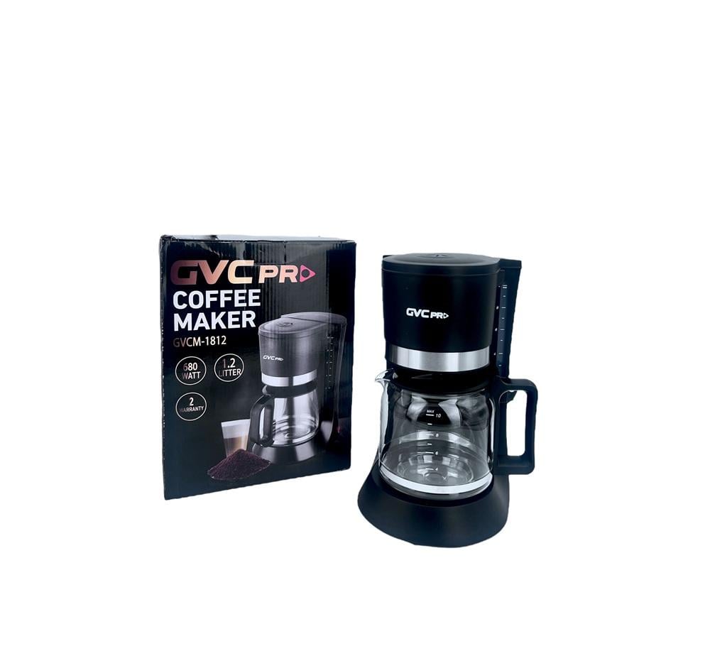 محضرة قهوة جي في سي برو 680 واط 1.2 لتر GVC Pro Coffee Maker GVCM-1812