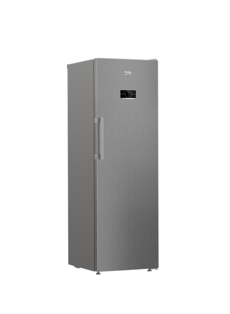 ثلاجة بيكو باب واحد 13 قدم 365 لتر انفرتر لون سلفر Beko RLNE500X