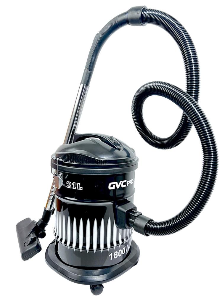 مكنسة جي في سي برو برميل 21 لتر 1800 واط GVC PRO Vaccum Cleaner GVC-1800