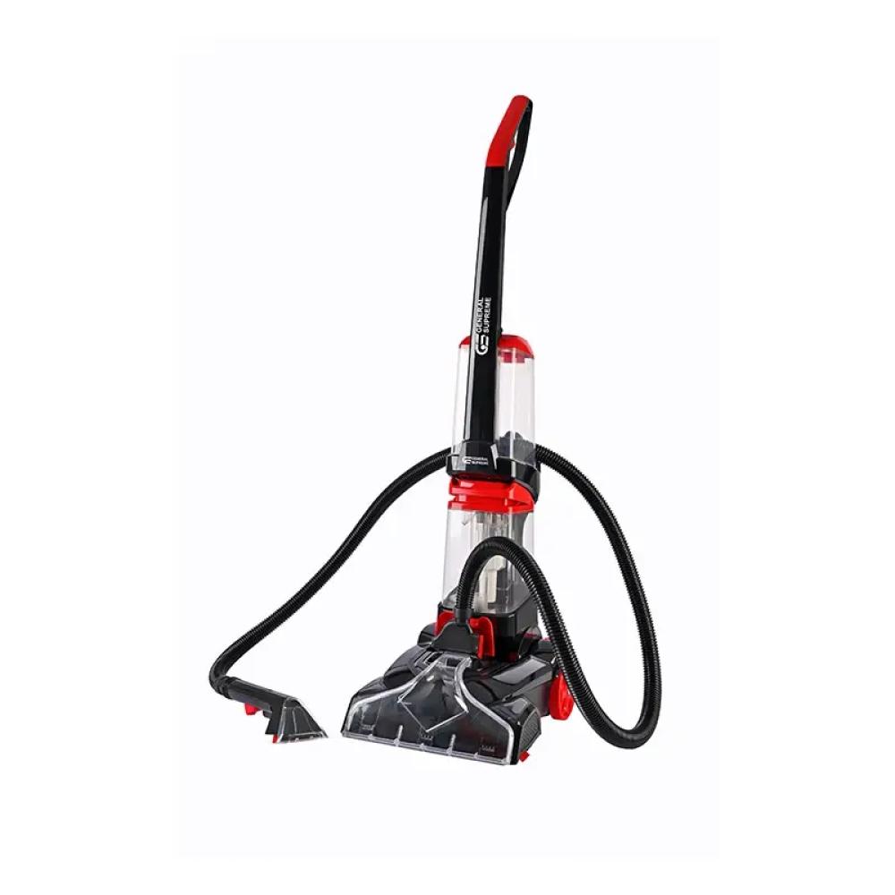 مكنسة غسيل سجاد جنرال سوبريم 800 واط 2.1 لتر لون اسود واحمر General Supreme Carpet Washing Vacuum GSVS1W