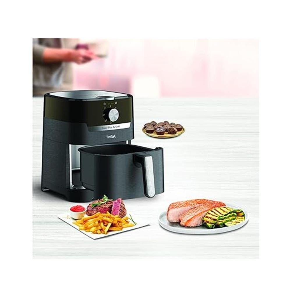 قلاية هوائية تيفال 1400 واط 4.2 لتر Tefal Air Fryer & Grill 2 in 1 EY501828