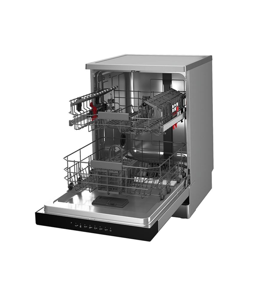 غسالة صحون ويرلبول 14 مكان 8 برامج انفرتر لون سلفر فتح تلقائي صناعة بولندي Whirlpool Dishwasher WFC3C26NX