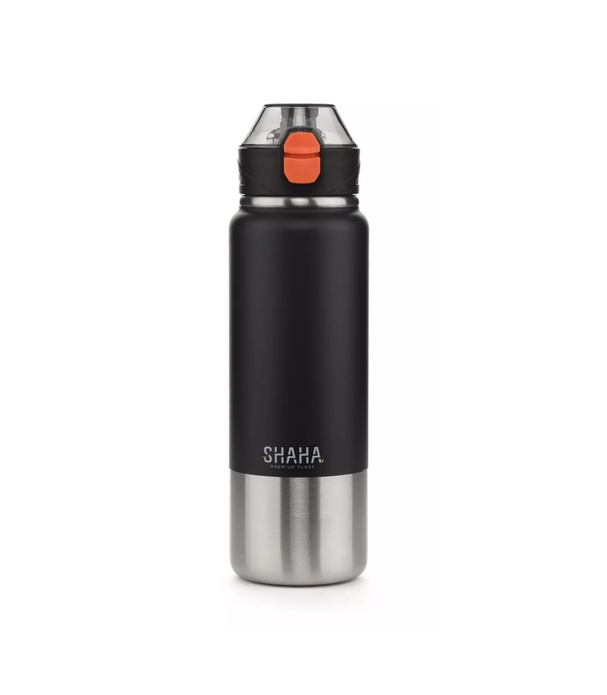 قارورة ماء شاها 750 مل لون اسود Shaha Vacuum Bottle 311115105