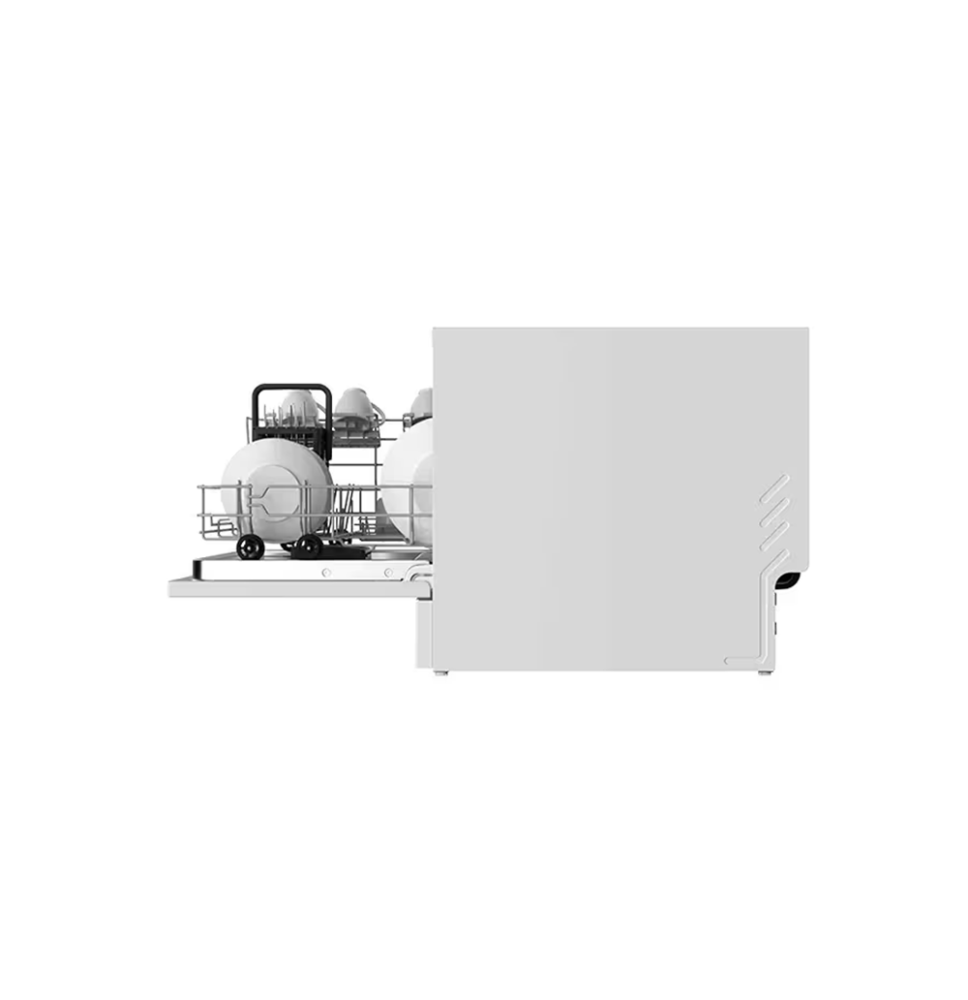 غسالة اطباق سطحية جنرال سوبريم 6 أطقم 5 برامج لون ابيض General Supreme Tabletop Dishwasher GSDWT6105WH