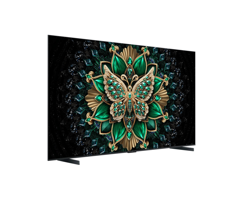 شاشة تي سي ال سمارت QD-MiniLED مقاس 98 بوصة 4K UHD تحكم صوتي ألوان QLED دولبي أتموس أسود - 98C6k