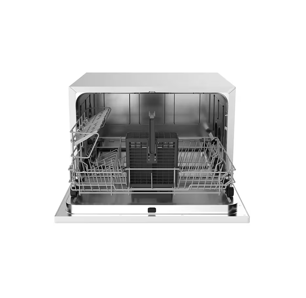 غسالة اطباق سطحية جنرال سوبريم 6 أطقم 5 برامج لون ابيض General Supreme Tabletop Dishwasher GSDWT6105WH