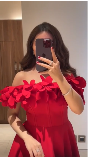 فستان ميدي SHOULDER