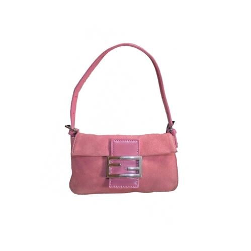 fendi pink mini baguette