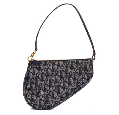 dior oblique vintage saddle bag