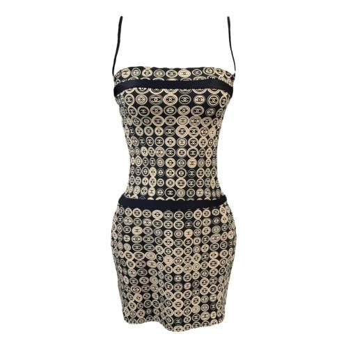 vintage chanel coin dress small