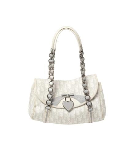 Dior grey blue trotter monogram romantique bag