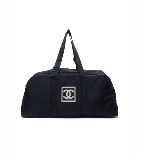 chanel vintage sport line travel duffle bag