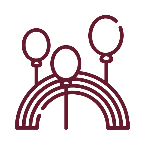 تنسيق أقواس البالونات