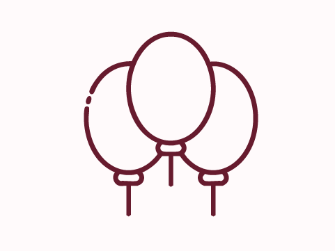 بالونات شفافة