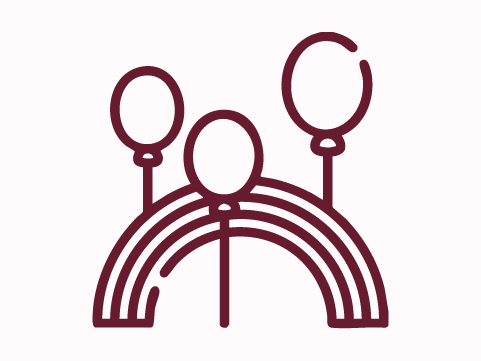 تنسيق أقواس البالونات