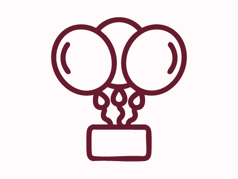 تنسيق ديكور البالونات