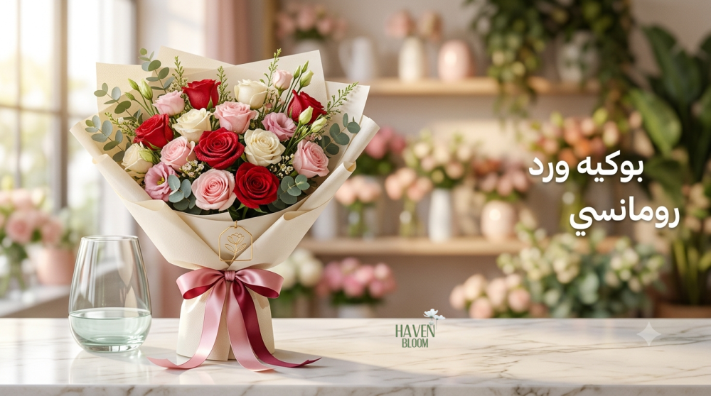اكتشف أجمل بوكيه ورد رومانسي يناسب كل مناسبة