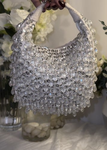 White crystal bag