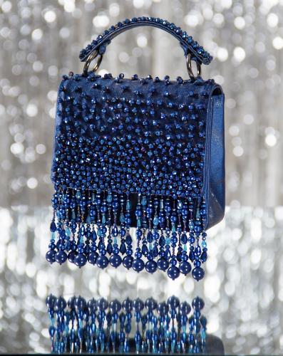 Blue crystal bag