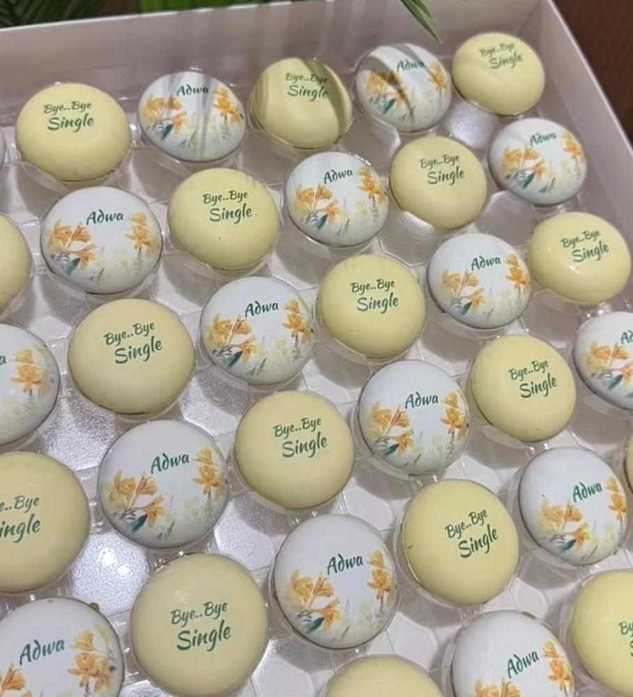 أجمل ضيافة للمناسبات: شوكولاته الماكرون الفاخر بلمسة شخصية