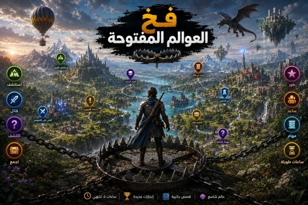 فخ العوالم المفتوحة - لماذا تحولت عوالم الألعاب من أراضٍ للاستكشاف إلى صحراء من الملل
