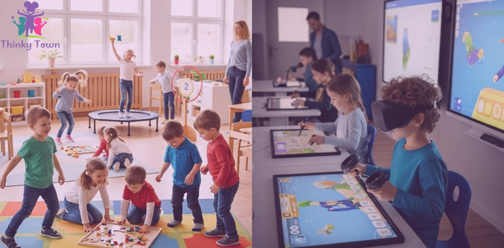 ألعاب زمان vs ألعاب اليوم: اختلافات وتأثيرات على نمو الطفل