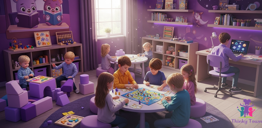 كيف نختار اللعبة المناسبة لعمر الطفل؟ دليل الوالدين الشامل | Thinky Town