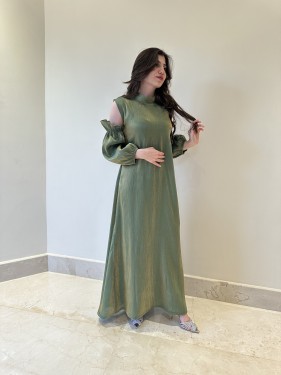 جلابيه قماش لاميه قطعه واحده