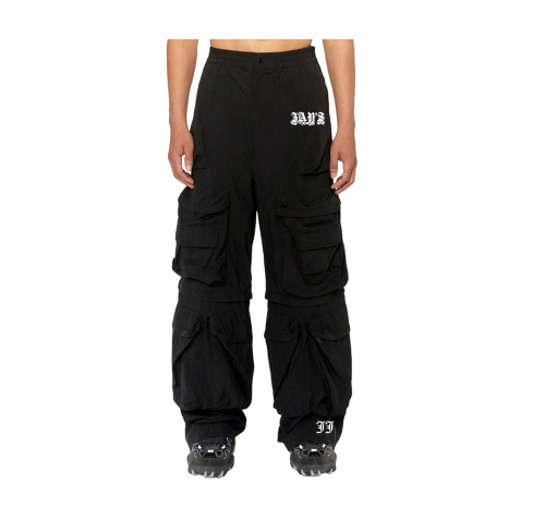 Black cargo pants