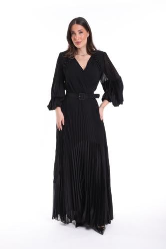 فستان اسود طويل