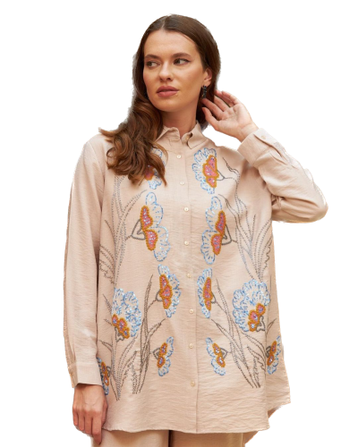 بلوزه بيج مطرزة