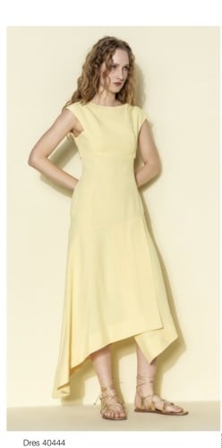 فستان  اصفر