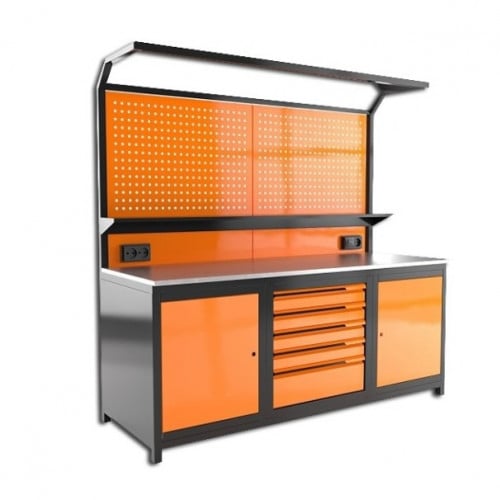 خزنة عدة تركي 5 درج + 2 خزنة جانبية + ستاند RETTA RTA9301